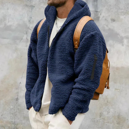 Vittorio | Men's Winter Jacket with Zipper and Pockets - Relaxed Warmth