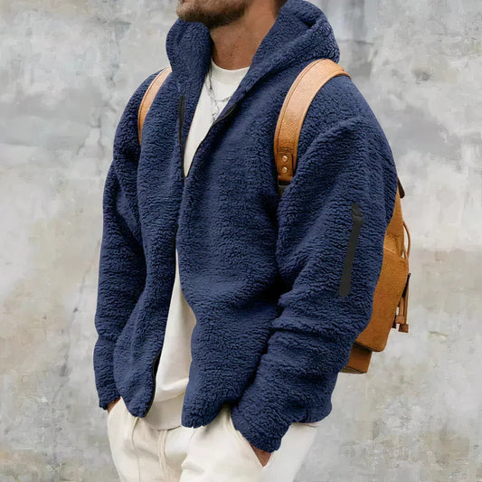 Vittorio | Men's Winter Jacket with Zipper and Pockets - Relaxed Warmth